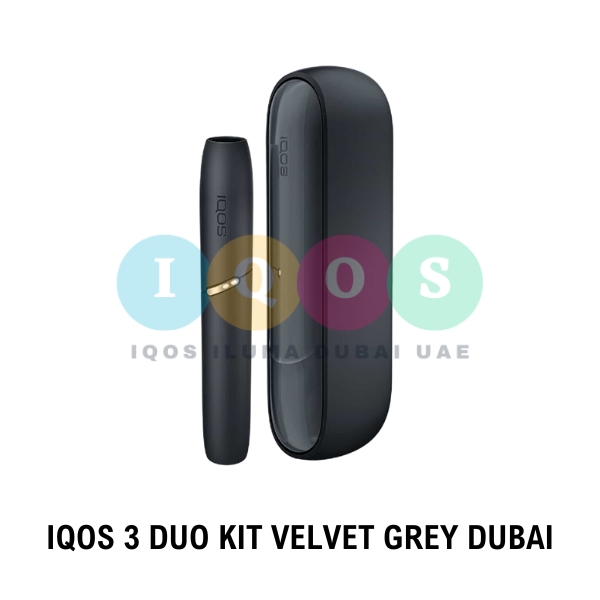 BEST IQOS 3 DUO KIT VELVET GREY DUBAI IN UAE